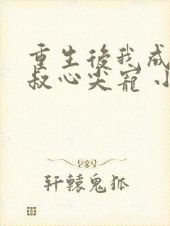 重生后我成了皇叔心尖宠 小说
