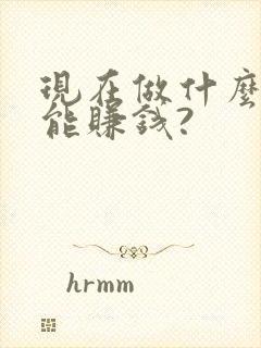 现在做什么行业能赚钱?