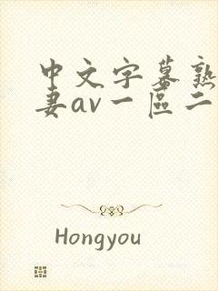 中文字幕熟女人妻av一区二区三区