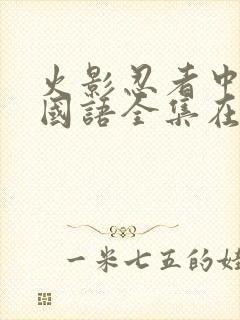 火影忍者中文版国语全集在线观看