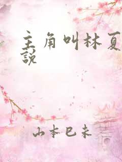 主角叫林夏的小说