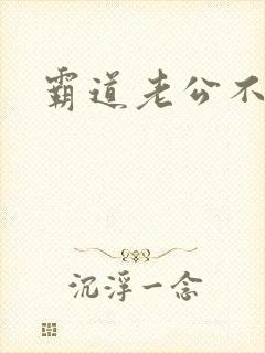 霸道老公不好惹