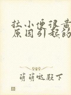 拉小便很黄什么原因引起的