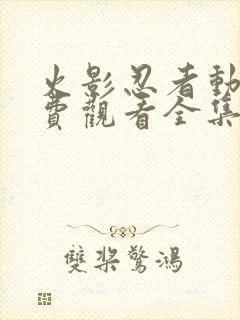 火影忍者动画免费观看全集