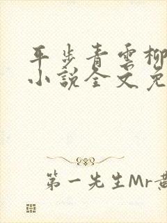 平步青云柳浩天小说全文免费阅读全文