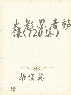 火影忍者动漫目录(720集)