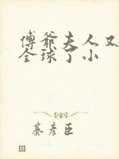 傅爷夫人又惊艳全球了小