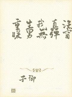 重生我真没想当暖男无弹窗