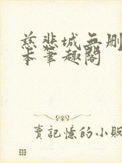 慈悲城无删减全本笔趣阁