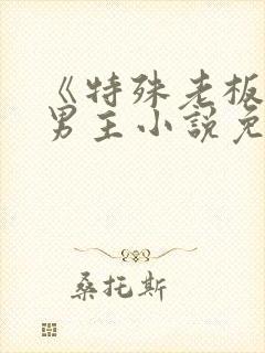 《特殊老板》双男主小说免费阅读