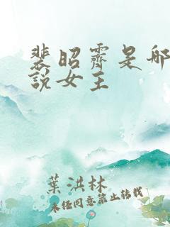 裴昭霁是哪本小说女主