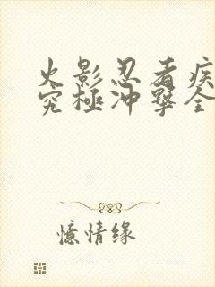 火影忍者疾风传究极冲击全人物