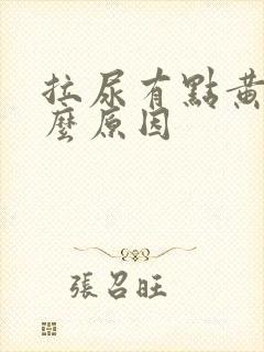 拉尿有点黄是什么原因