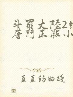 斗罗大陆2绝世唐门正版小说