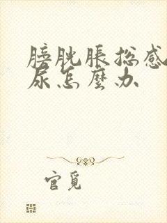 膀胱胀总感觉有尿怎么办