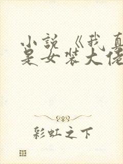 小说 《我真不是女装大佬》