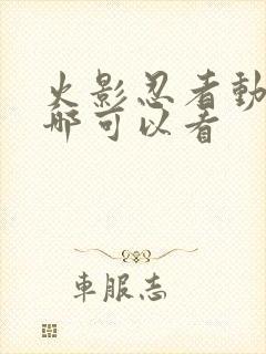 火影忍者动漫在哪可以看