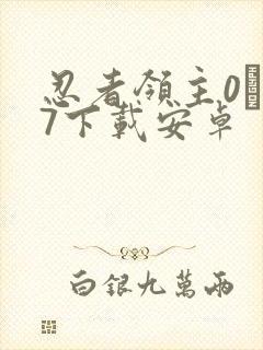 忍者领主0·27下载安卓