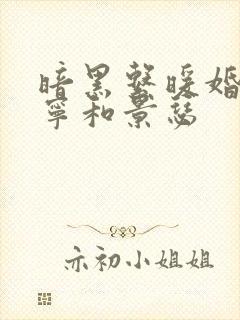 暗黑系暖婚霍一宁和景瑟