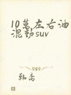 10万左右油电混动suv