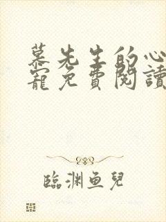 慕先生的心尖娇宠免费阅读