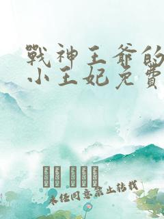 战神王爷的调皮小王妃免费