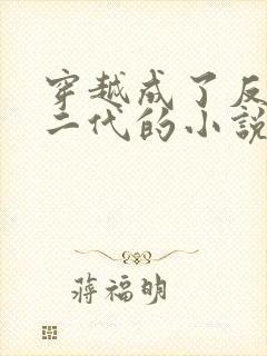 穿越成了反派富二代的小说