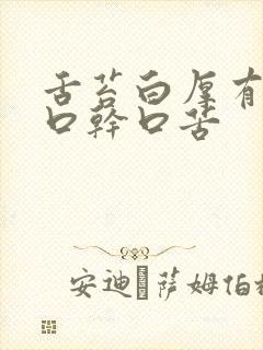 舌苔白厚有齿痕口干口苦