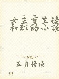 女主重生后主动和离的小说