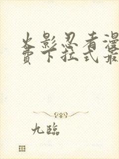 火影忍者漫画免费下拉式最新1023