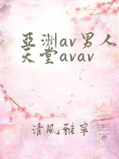亚洲av男人的天堂avav