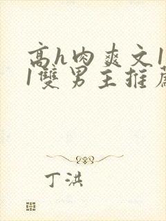 高h肉爽文1v1双男主推荐