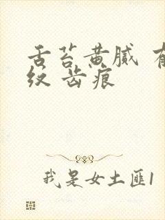 舌苔黄腻 有裂纹 齿痕