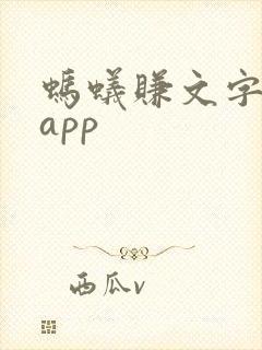 蚂蚁赚文字录入app