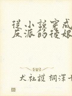 从小说穿成五个反派的后娘免费阅读