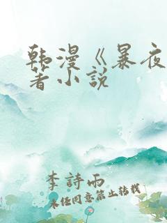 韩漫《暴夜》原著小说