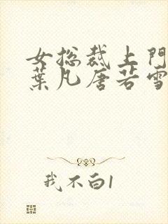 女总裁上门女婿叶凡唐若雪免费阅读