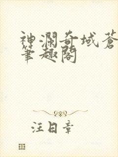 神澜奇域苍穹珠笔趣阁