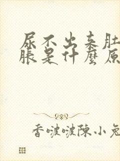 尿不出来肚子又胀是什么原因