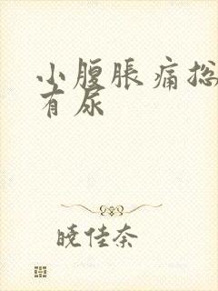 小腹胀痛总感觉有尿