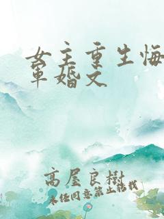 女主重生悔过的军婚文