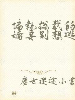 偏执总裁的囚宠娇妻别想逃免费阅读