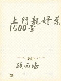 上门龙婿叶辰第1500章