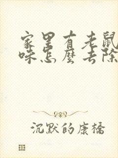 家里有老鼠尿骚味怎么去除