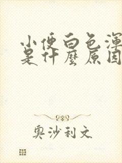 小便白色浑浊物是什么原因