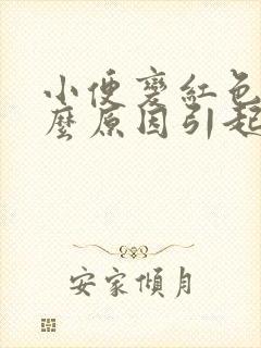 小便变红色是什么原因引起的