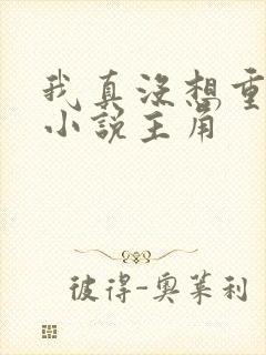 我真没想重生啊小说主角