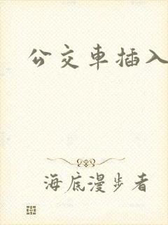 公交车插入小说