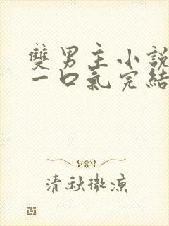 双男主小说推文一口气完结