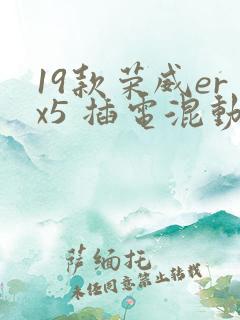 19款荣威erx5 插电混动